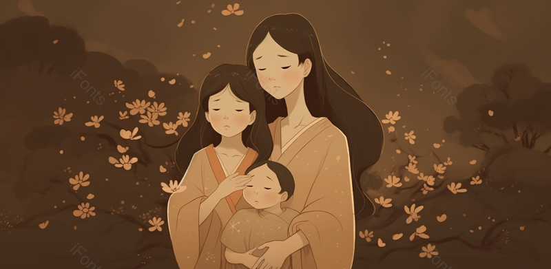 小时候的我们和妈妈卡通手绘母亲节小时候原创插画海报素材,插画/手绘图,插画/手绘图库,插画/手绘图下载,插画/手绘